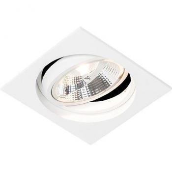QAZQA White Square Recessed Light - Chuck 111