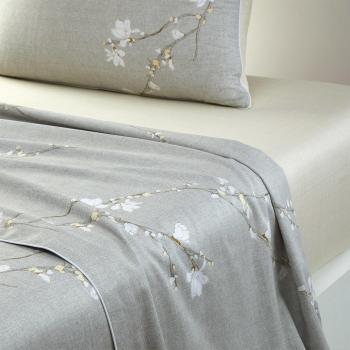 Premium 300‑Thread Almond Floral Comfort Sheet