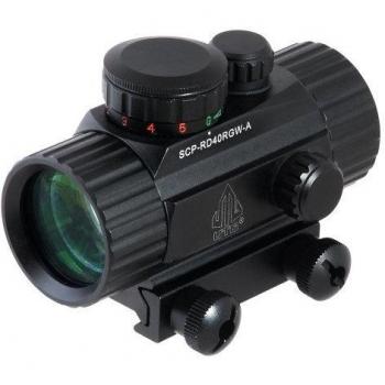 UTG GENSCP-RD40RGW-A - Punto de mira (soporte Picatinny incluido), color negro