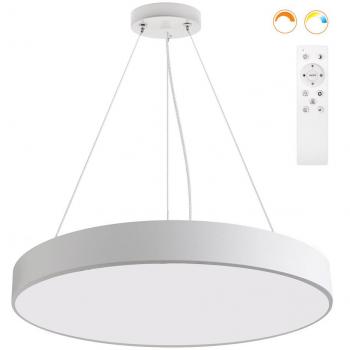 LEDBOX Kramfor BIG Suspend, 50W, Ø60cm, CCT, blanco, Blanco dual, regulable