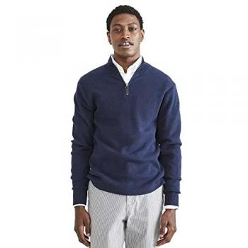 Sudadera Cremallera 1/4 Azul Dockers Core