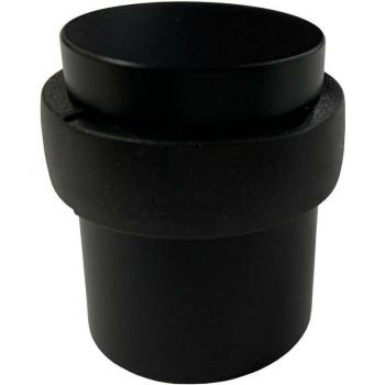 Butoir de Porte Cylindre en Aluminium Noir Mat