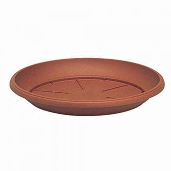 Sottovaso Tondo Giglio 331 Colore Terra P/Vasi Dia.Cm. 30