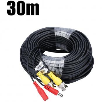 FLOUREON Cavo BNC DC 30 m – Accessorio DVR Telecamera