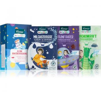 KNEIPP Malé koupací překvapení set - set sůl do koupele 4 x 20 g a pěna do koupele 2 x 20 g, obsahující různé vůně a účinky pro relax