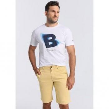 Pantalón Corto Cargo Amarillo Bendorff