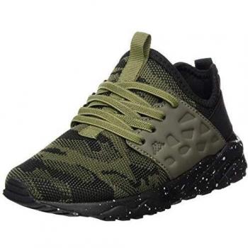 Kappa SAN Antonio Leichtathletik‑Schuh in Oliv und Schwarz, Größe 32 EU