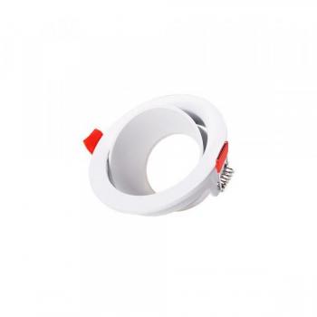 Plafonnier Rond GU10 Sans Ampoule - Blanc Greenice