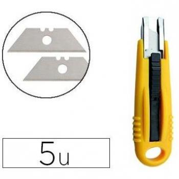 Repuesto cuter Q-Connect de 5 unidades para maquinilla KF14624