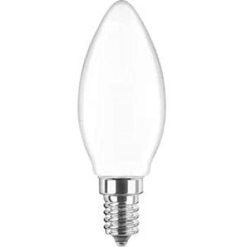 LED E14 6W C35 Bianco Caldo 2700K – Lampadina Opaca a Filamento Novaline