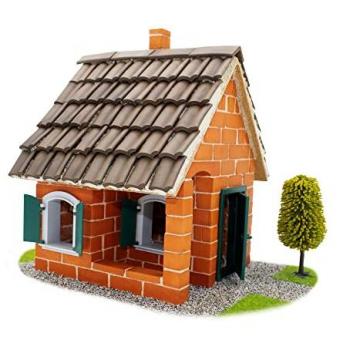 Teifoc Ferienhaus Steinbaukasten, (Bauset, 320 St., Steinbaukasten), Kreativspielset, Made in Germany