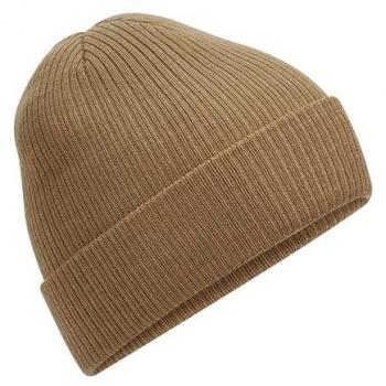 Becherfield® Damen‑/Herren‑Fleece‑Bommelmütze mit Rippenstruktur