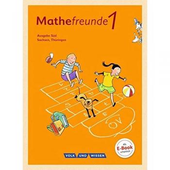 Mathefreunde 1. Schuljahr. Schülerbuch mit Kartonbeilagen Süd