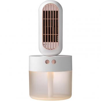 Mini Humidificador de Aire con Luz Nocturna y Ventilador USB # G30