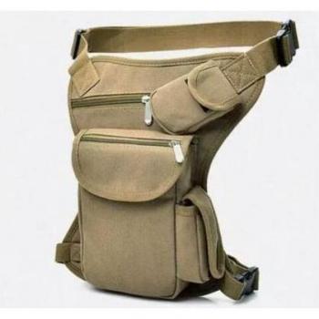 Men's Small Canvas Leg Bag