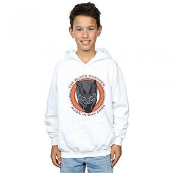 Young Avengers White Black Panther Hoodie (5-6 Years)