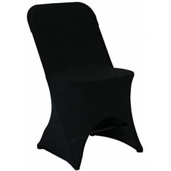 Copertura Sedia Pieghevole Nera MobEventPro