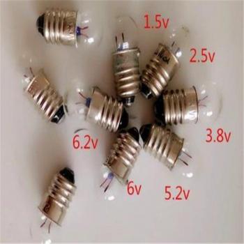 E10 Mini Bulb for Electrical Experiments 1.5V - 6V