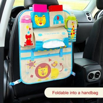 Asiento de Seguridad Infantil Estilo Anime con Bolsa y Protección Trasera
