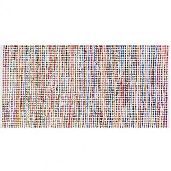 Tapis Boho Belen 80 x 150 cm en Coton et Polyester