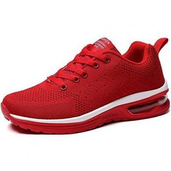 GA-Xmi-Scarpe-Running-Donna-Ginnastica-Cuscino-d-Aria-Sneakers-Fitness-Sportive-Scarpe-da-Corsa-Rosso-41-EU
