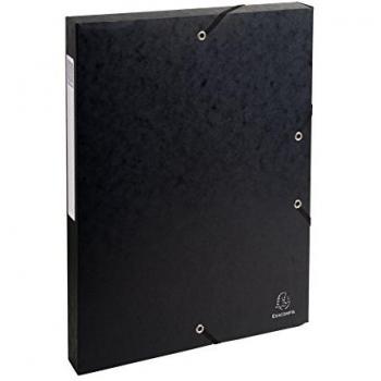 Exacompta Archivboxen 50301E A4 Schwarz 8er Set