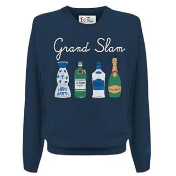 Saint Barth Heron Maglia a Girocollo in Lana 00675I