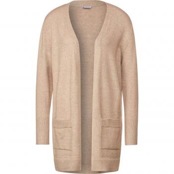 Street One Strickjacke Basic bleached sand melange 40