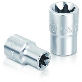 Torx-Einsatz 1/2 Zoll E16 und Fettpresse TOPTUL JJBA0302