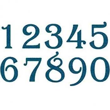 Troquel fino ZAG 41154 Números 10 unidades