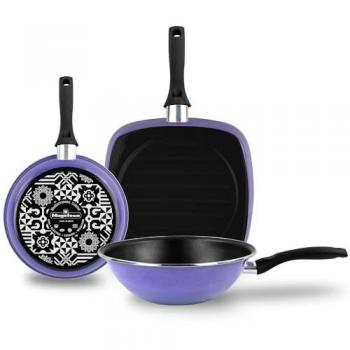 Magefesa Induzione Vitroceramica 24 cm – Padella, Griglia, Wok