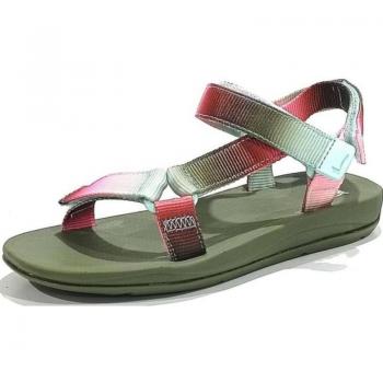 Sandalias Camper de tela con suela de goma multicolor
