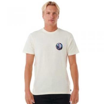 Rip Curl Wettie Passage Icon T-shirt Korte Mouwen Bone 2XL
