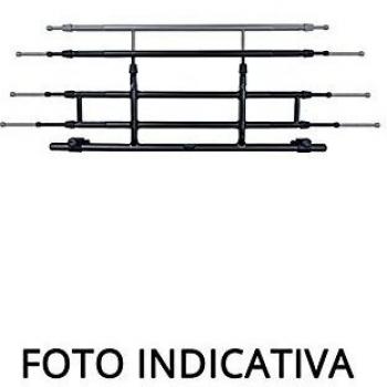 G3 63.001s Completo Atlantic Singola Barra in Acciaio con 2 Piedi Tight Kit di Fissaggio