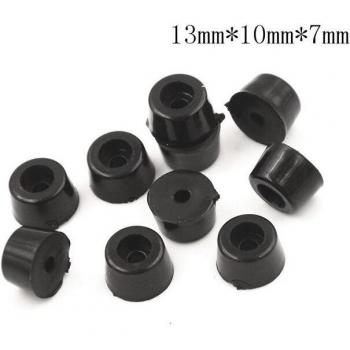 10pcs Non-slip Black Rubber Chair Feet