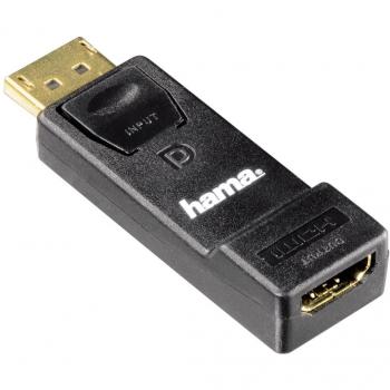 Hama Displaypoort naar HDMI-adapter IT Presenter Zwart