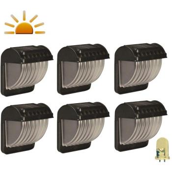 Applique a parete Luxform 6X lampada solarizzata