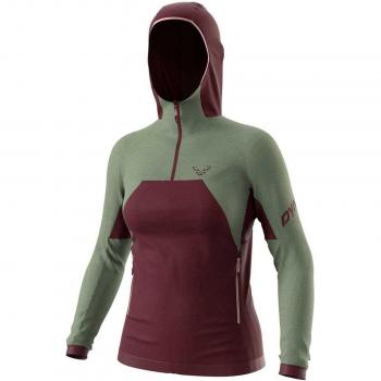 Tour Wool Thermal – Giacca Ibrida Dynafit Donna XL (Dark Red/Green/Pink)