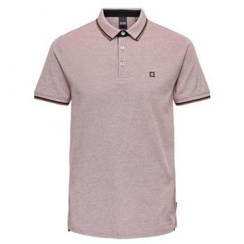 Only & Sons Fletcher Nero T-shirt con Brocco