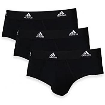 Men's Adidas Active Flex Cotton 3 Pack - Black - Size: 33/32/32