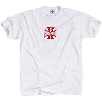 Maglietta West Coast Choppers OG Classic Bianco-Rosso