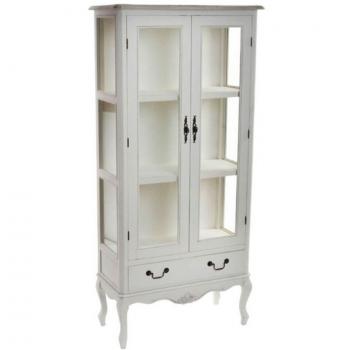 Vitrina transparente con estructura de madera DKD Home Decor 75×35×160 cm