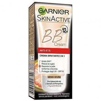 GARNIER BB Cream Anti-età Crema Idratante Tutto in 1, Medio-scura, 50 ml