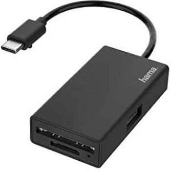 HAMA USB-C Hub med 3 portar