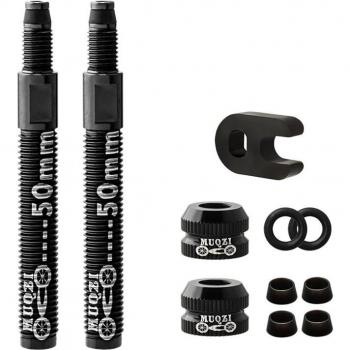 MUQZI 50mm Presta Valve Extender 2Pack