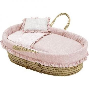 Cestone Palma Foderato Una Libertà Rosa 39x80x25 cm