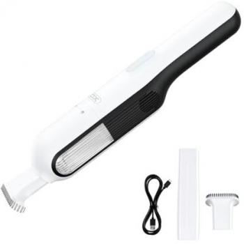Aspirador de Mano XO CZ020 – 2 Bocas, 65 W, 5000 mAh, Color Blanco