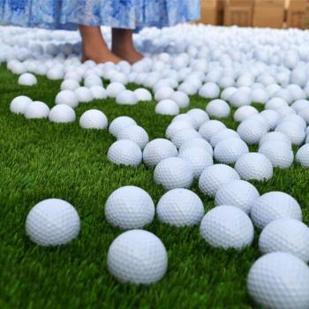 Golf mousse blanche pack 10 balles d'entraînement