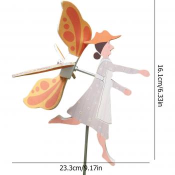 Clown Windmill Garden Decor