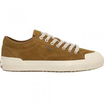 Baskets basses en cuir Pepe Jeans Marron